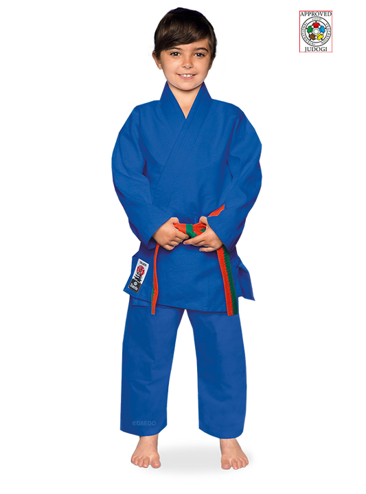 TRAINING JUDOGI SILVER BLUE