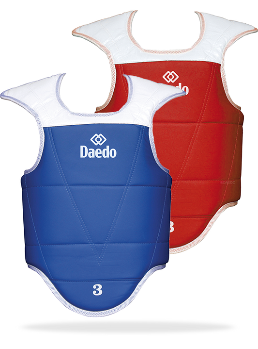 CHEST PROTECTOR TAEKWONDO BLUE/RED REVERSIBLE