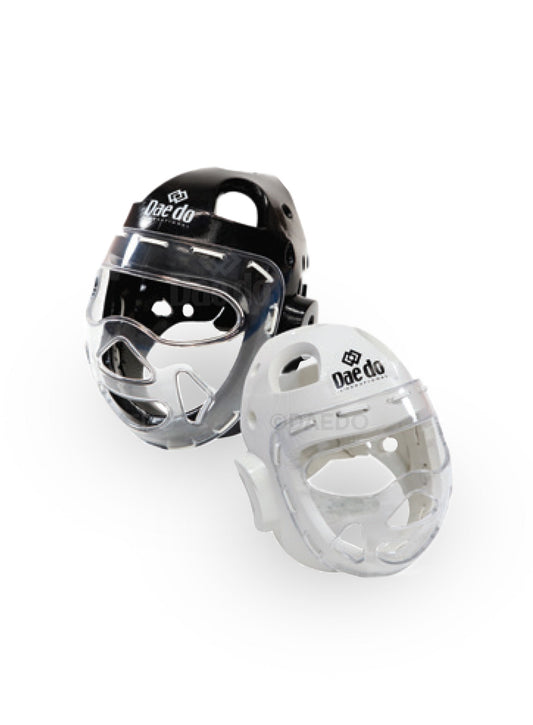 HEAD GEAR WITH TRANSPARENT MASK