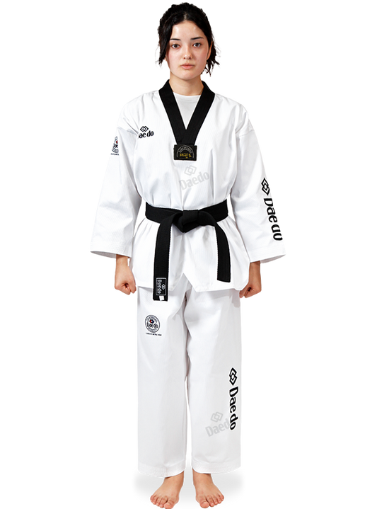 WTF "SEOUL" DOBOK BLACK COLLAR