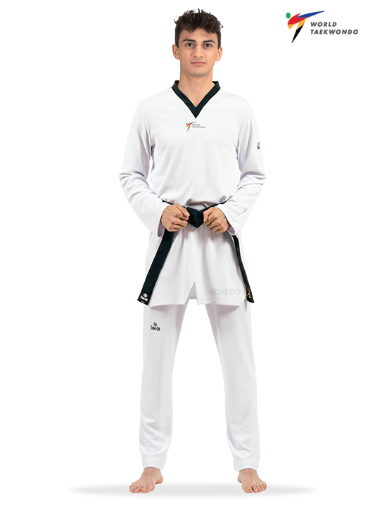 WT STYLE COMPETITION DOBOK BLACK COLLAR