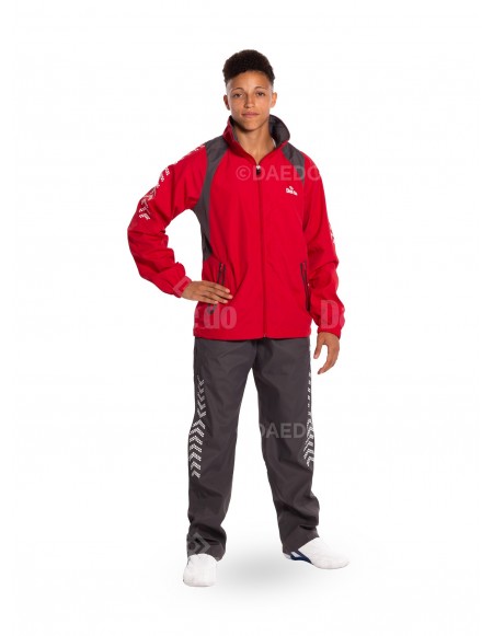 CH 1406 - Tracksuit - Red / Grey