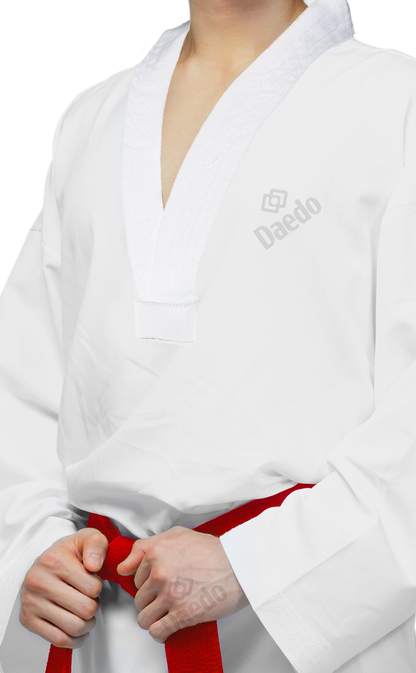WT ULTRA COMPETITION DOBOK - WHITE NECK