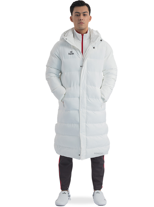 LONG PUFFER JACKET WHITE