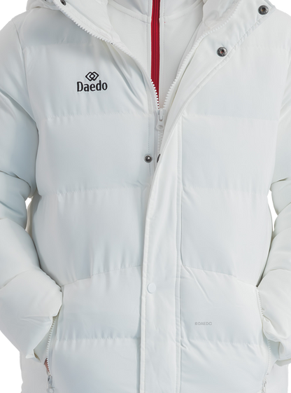LONG PUFFER JACKET WHITE