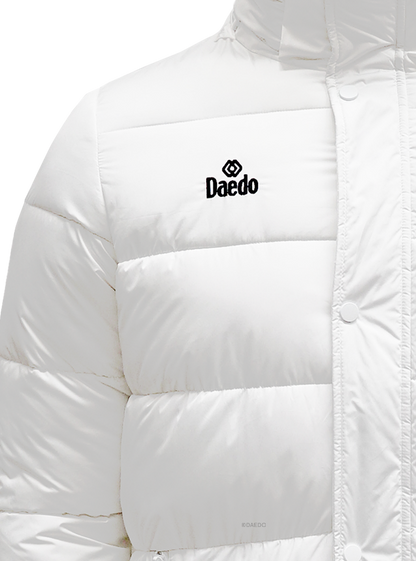 RFEK LONG PUFFER JACKET WHITE