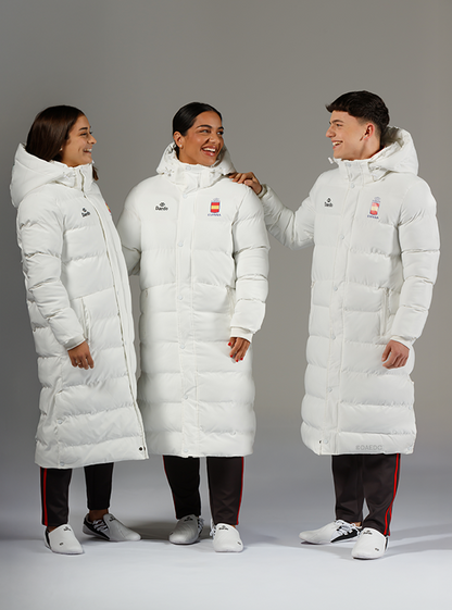 RFEK LONG PUFFER JACKET WHITE