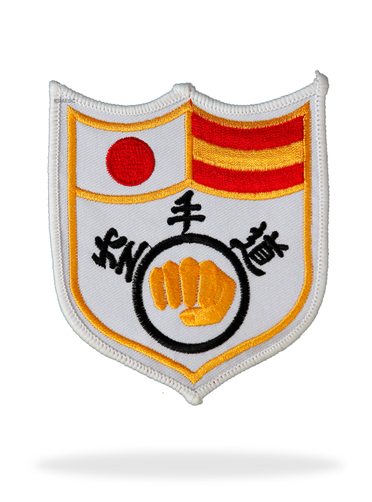 KARATE BANDERA EN BLANCO