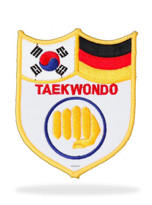 KOREA-GERMANY TKD BADGE WHITE