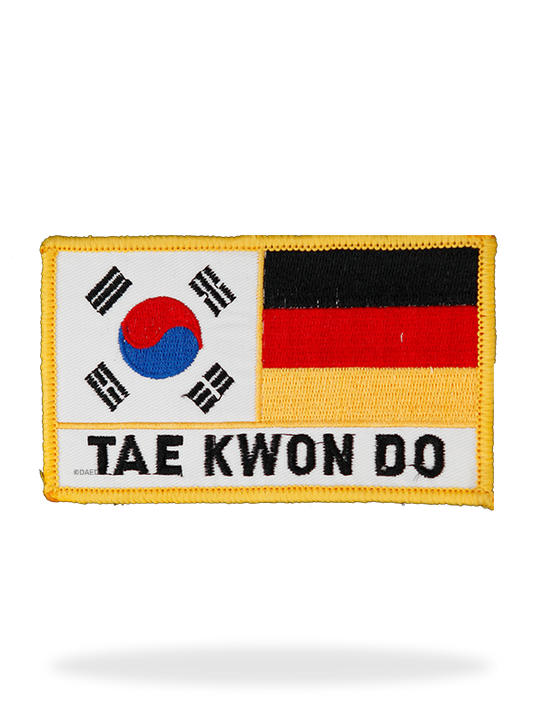 KOREA-GERMANY TAEKWONDO BADGE SQUARE
